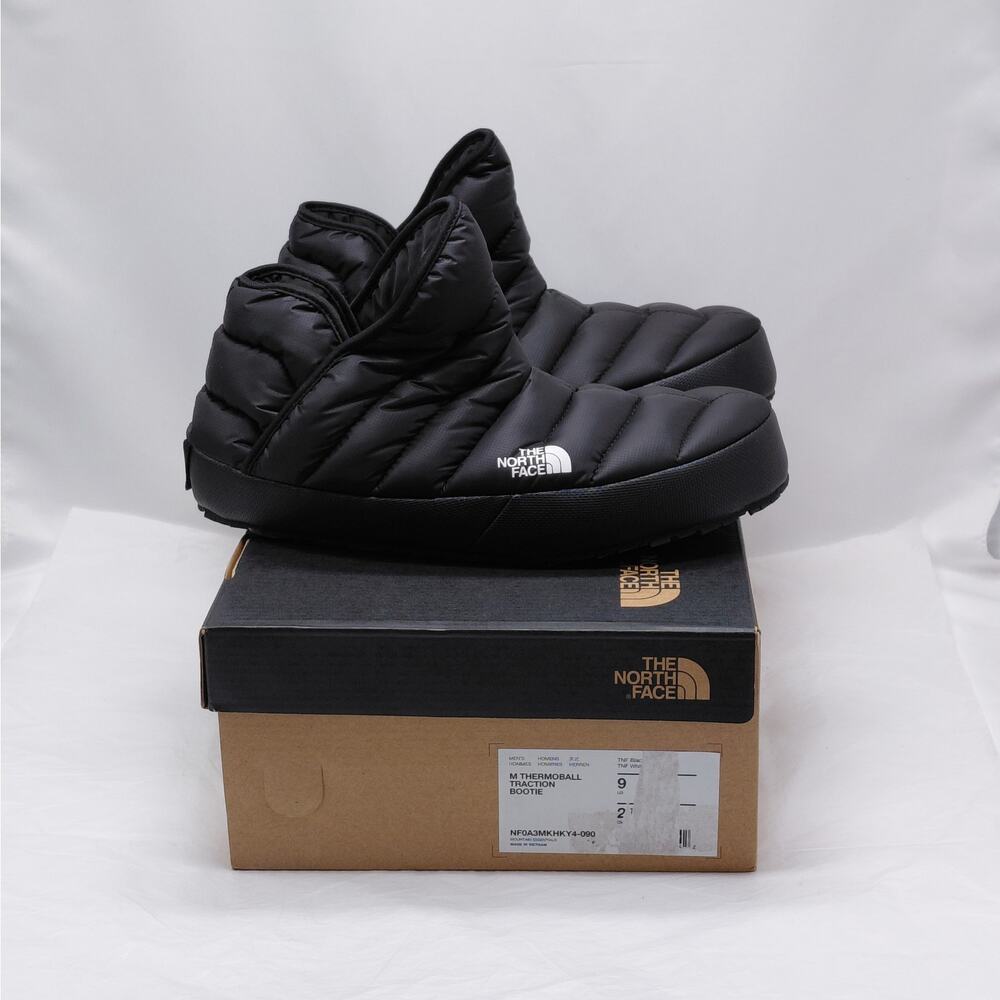 The North Face Men's ThermoBall Traction Bootie Boots Size 9 Black Outdoor Cozy